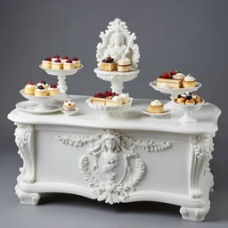 Baroque Dessert Buffet by Carvaggio
