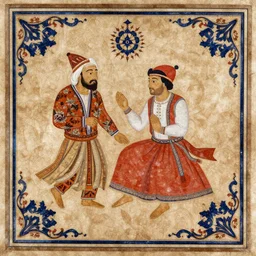 a persian miniature painting, high detail, high quality