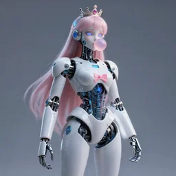 surreal princess robot bubblegum