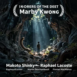 Explorers of the depth, digital art, dark atmosphere, by Marby Kwong, (((((((Makoto Shinkai Raphael Lacoste Martin Deschambault Finnian MacManus ArtStationhq IAMAG