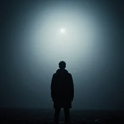 humanity contemplating the void