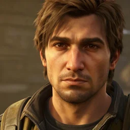 jerma985 in fallout, close-up, tight shot, unreal engine, in game screenshot, high definition