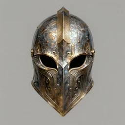 An ornate front facing daedric helm, intricate, elegant, highly detailed, digital painting, artstation, concept art, smooth, sharp focus, illustration, art by anato Finnstark and Peter mohrbacher,