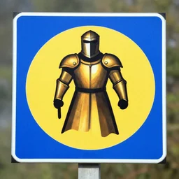buff road sign armor guardian