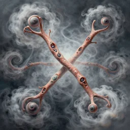 synapses, graphs, swirls, scrolls, spirals, clouds, smoke. fantasy, digital painting, hd, detailed.