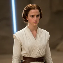 movie still of emma watson as princess leia star wars ( 1 9 7 7 )