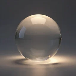 sphere glass light studio