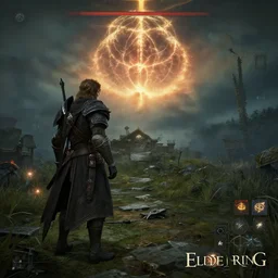 Gameplay screenshot from the videogame \'Elden Ring\' (2022)