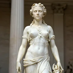 greek statue of scarlett johansson