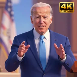 joe biden on meth as seen in award winning animated pixar movie 4k octane render