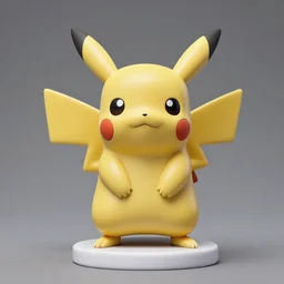 a marble statue that looks like pikachu