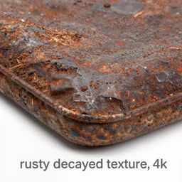 “rusty decayed texture, 4k”