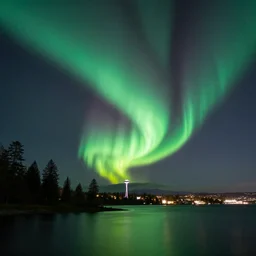 seattle space need wide angle with beautiful aurora borealis long exposure film