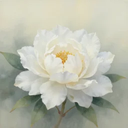 the queen jasmine, airbrush painting, pale, wide shot, symmetrical,