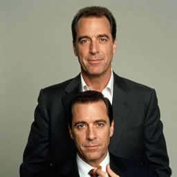 film still of Jerry Seinfeld as Patrick Bateman in American Psycho