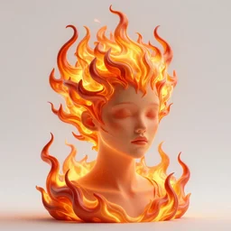 portrait ultra dimensional flame entity, overwhelming psychosis of self realization and burning awakening, ultra high definition, unreal engine 5, hyperrealism, masterpiece composition, 8 k photorealistic