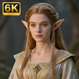 beautiful elf with ornate robes, highly detailed, 4k, HDR, smooth, sharp focus, hyper realistic, award-winning photo high resolution