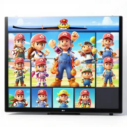 super smash bros large character selection screen