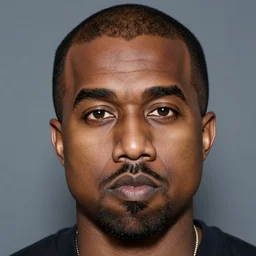 a best with kanye west face on