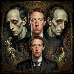 symmetry!! portrait of mark zuckerberg, lovecraftian, miskatonic university, intricate, highly detailed, dynamic lighting, digital art, digital painting, artstation, wlop, sharp focus, illustration, art by artgerm and greg rutkowski and alphonse mucha, 8 k