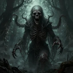 an unimaginable horror beyond human comprehension, a very detailed digital art, trending on art station, horror art, lovecraftian horror, mysterious art