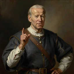 painting of Joe biden as a medieval peasant by George Stubbs, renaissance painting, oil painting, old master