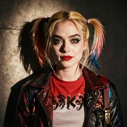 elizabeth olsen as Harley quinn