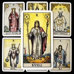 tarot cards by peder balke kvlt runes magic the gathering death