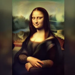 the mona lisa as a man