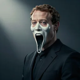 mark zuckerberg in the scream