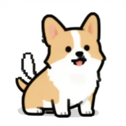 pixel art of a dog