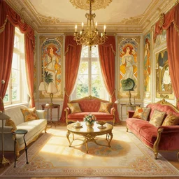 a beatiful room, extremely detailed, sharp focus, wide view, smooth, digital illustration, colorfull, by james jean, by rossdraws, frank franzzeta, sakimichan, mcbess, aphonse mucha