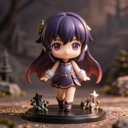 an anime nendoroid figurine of Yoko, fantasy, figurine , product photo