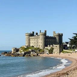 a sea - side castle