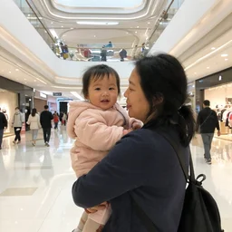 pov : you are at the mall with your mom