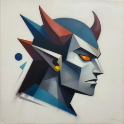 Zagreus Hades profile picture by Sachin Teng, asymmetrical, Organic Painting , Matte Painting,  geometric shapes, hard edges, graffiti, street art:2 by Sachin Teng:4