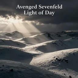 An upcoming Avenged Sevenfold album called Light of Day, album cover,