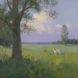 dreamy landscape inspired by pete mohrbacher