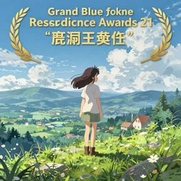 grand blue, fantasy artwork, award winning, beautiful scenery, artstation
