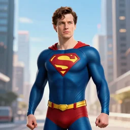 Vitalik Buterin as a superhero.