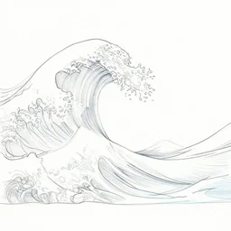 minimalist elegant continuous line drawing of ocean wave, line art portrait, cross contour, contour drawing, wire sculpture drawings, inspired by david hockney, leonardo da vinci, aaron earley, tornwing, karolina cummings, doug bell, nicholas weltyk