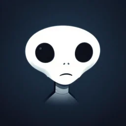 face icon stylized minimalist e. t. the extra - terrestrial 1 9 8 2, loftis, cory behance hd by jesper ejsing, by rhads, makoto shinkai and lois van baarle, ilya kuvshinov, rossdraws global illumination