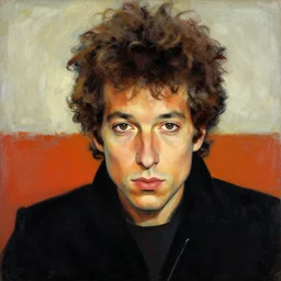 portrait of bob dylan by rothko