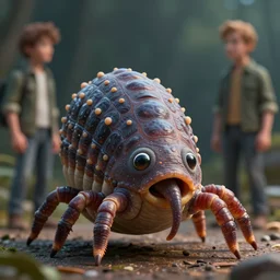 a portrait of a tardigrade standing with the tardigrademobile by karol bak, james jean, tom bagshaw, rococo, sharp focus, trending on artstation, cinematic lighting, hyper realism, octane render, 8 k, hyper detailed, vivid, ultra detailed, highly detailed