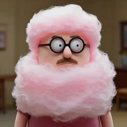still of jesse pinkman entirely made out of cotton candy, fused, good hybrid, food morph, mixed, 8 5 mm, f. 1 4, beautiful composition,