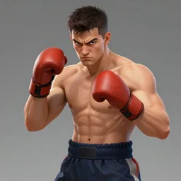 the best fighter is never angry, illustration, fantasy, hyperrealism,