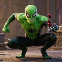 green goblin in a spider man movie scene from the movie