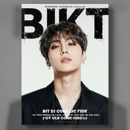 9 0 s grunge concert poster for bts