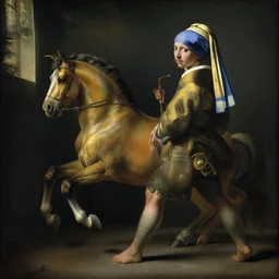 pallas and the centaur painting, by Vermeer
