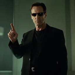 film still of dr phil being in the movie the matrix